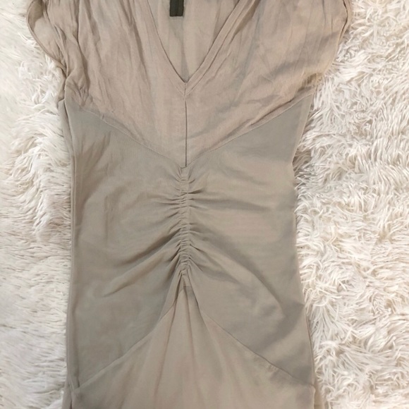 SOLDRick Owens Sheer Silk Crepe Maxi Dress Size 2 - Picture 2 of 11